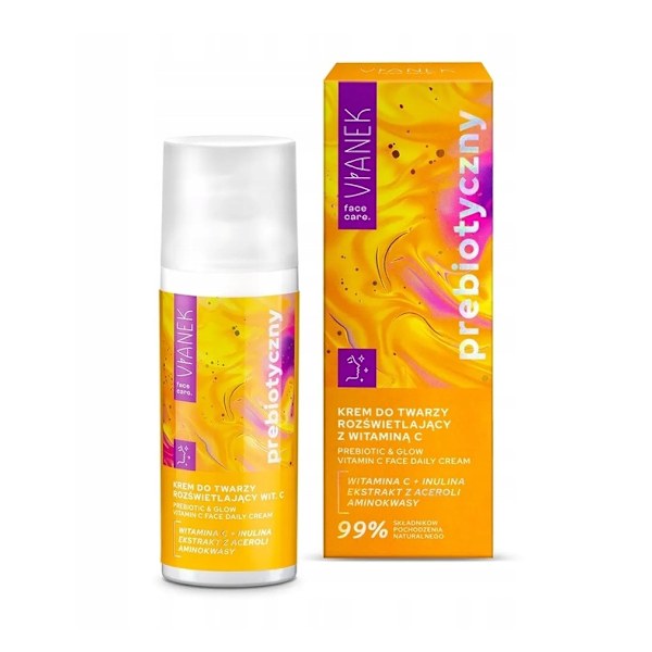 Vianek Ansiktskräm Förklarande Prebiotisk med Vitamin C/ 50 ml
