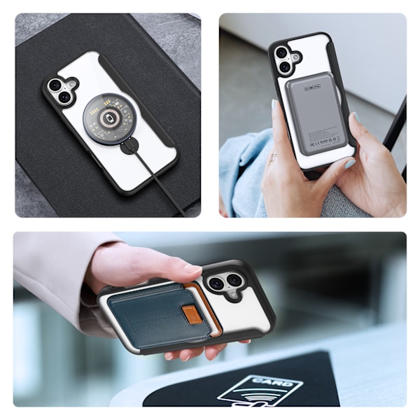 Dux Ducis Skin X Pro Fodral för iPhone 16 med MagSafe/ Flip & St