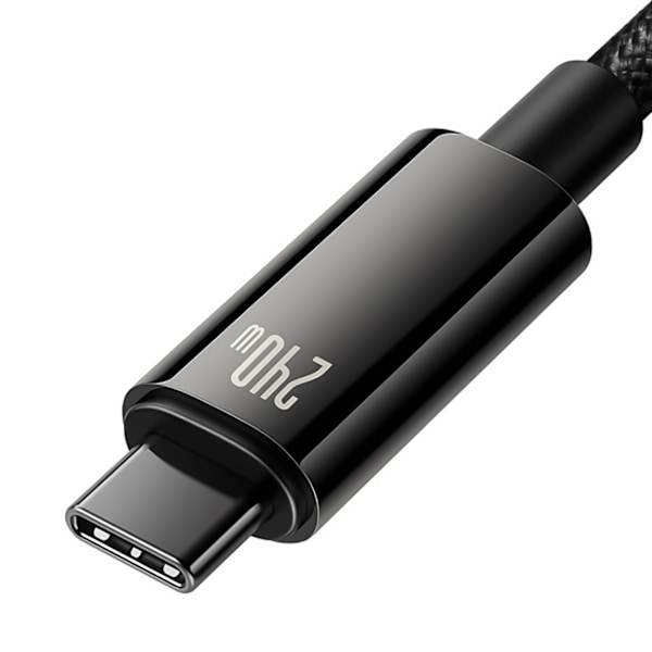 Baseus CAWJ040001 USB-C till USB-C Kabel 240W 480Mb/s 1m - Svart