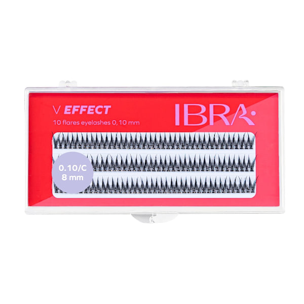 Ibra V Effekt Lösögonfransar 8mm/ 120 st