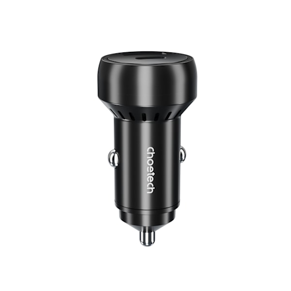 Choetech TC0014 Bil-laddare USB-C USB-A PD 60W LED-belysning - S