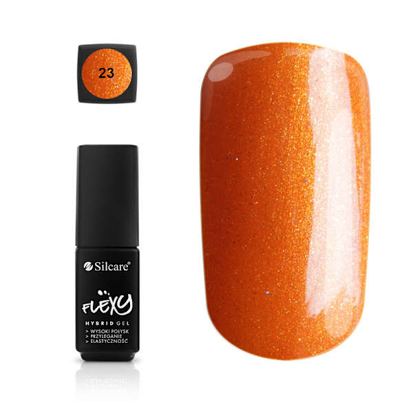 Silcare Flexy Hybrid Nagellack för naglar 23/ 4/5g