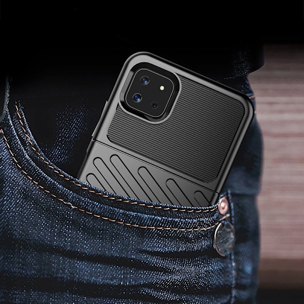 Samsung Galaxy A22 5G Robust Fodral - Svart Thunder Case