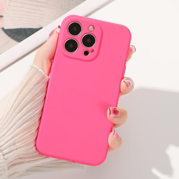Silikonfodral till iPhone 14 Plus - Ljusblått skyddsskal