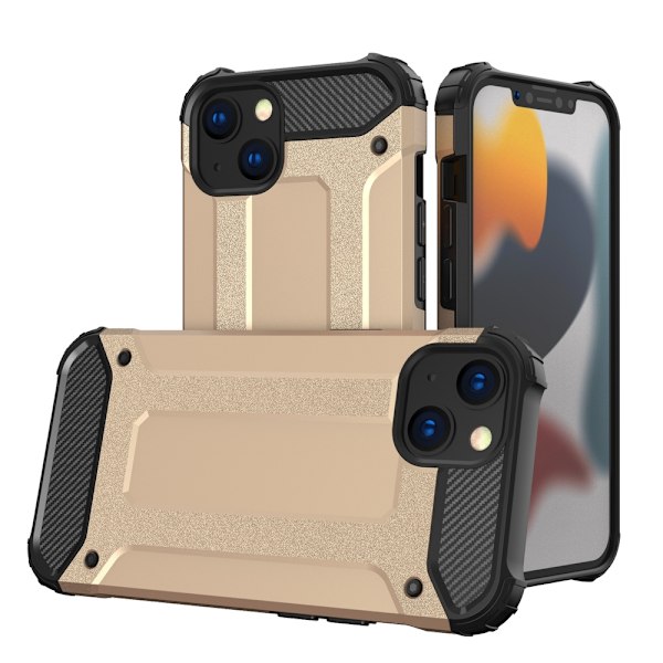 Hybrid Armor Robust Hybridfodral för iPhone 13 Guld