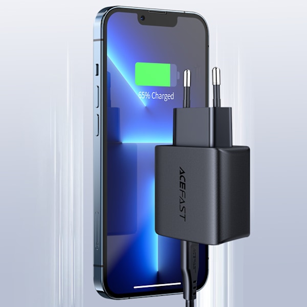 Acefast Snabbladdare Vägg USB Typ C 20W Power Delivery Vit (A1 E