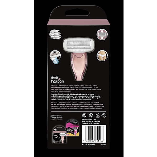 Wilkinson Sword Intuition Complete Rakhyvel för kvinnor - Enkelb