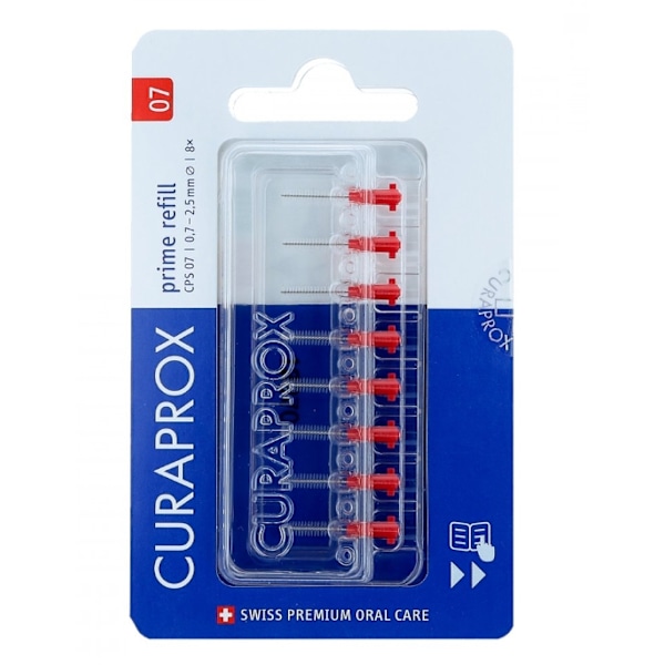 Curaprox CPS 07 Prime Täyttöpakkaus, Laadukas Hammasharjasarja