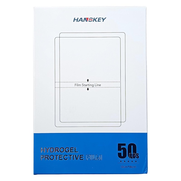 50 st Anti-bakteriell Hydrogel Film Självreparerande för Plotter