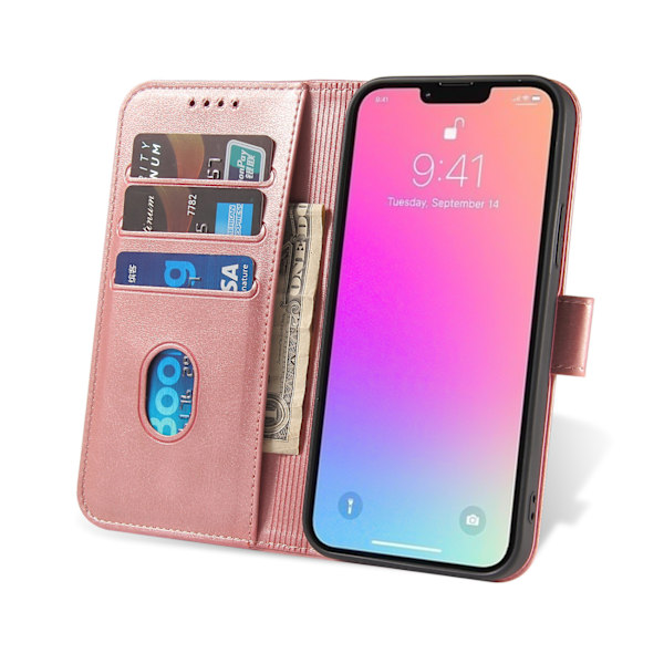Elegant Magnetfodral: Flip Cover & Stativfunktion för iPhone 13