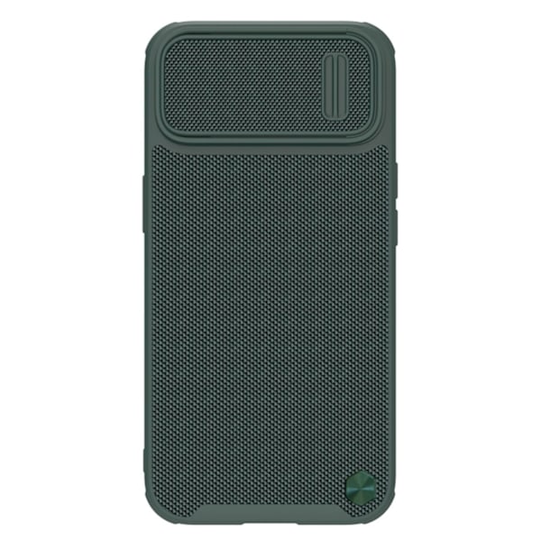 Nillkin Textured S-fodral för iPhone 14 - Stöttålig grön skyddsv