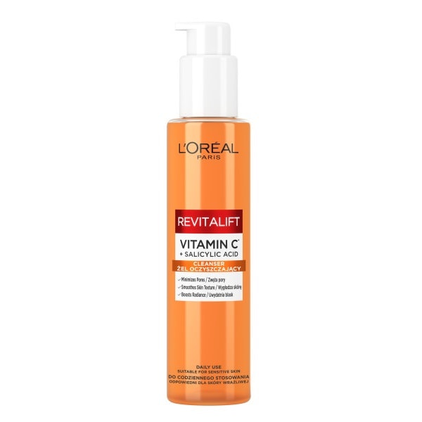 L'Oreal Paris Revitalift Ansiktsrengöringsgel med Vitamin C och