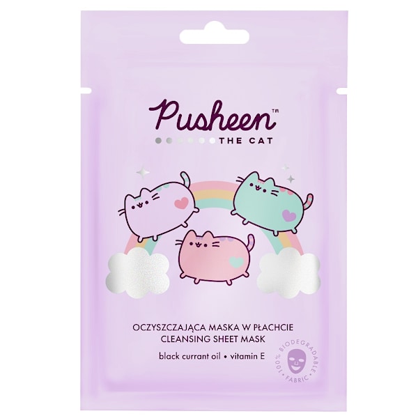 Pusheen Rengörande Ansiktsmask i Ark/ 17 g