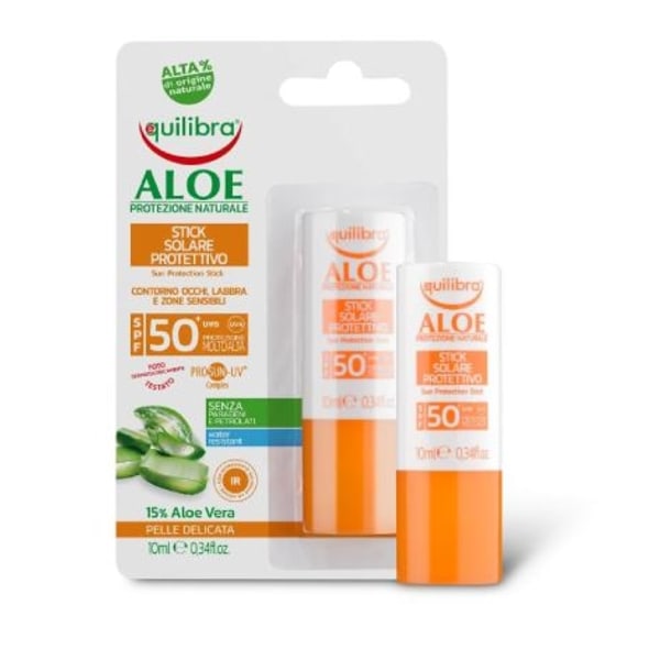 Ekologisk Solkräm med Aloe Vera SPF 50 + UVB/UVA/ 10 ml
