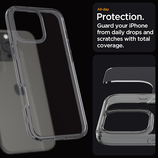 Spigen Ultra Hybrid Fodral för iPhone 16 Pro Max - Transparent