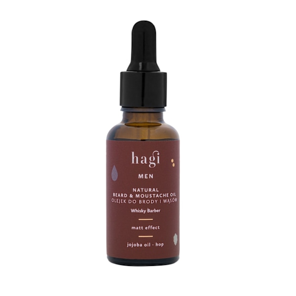 Naturlig Skägg- och Mustascholja Whisky Barber/ 30 ml