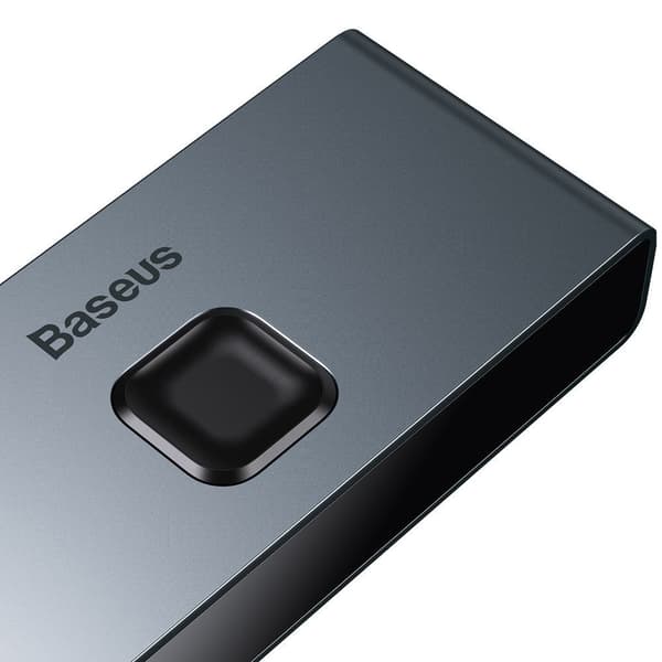 Baseus dubbelriktad HDMI-splitter/switch/ 2x HDMI 4K / 30 Hz/ gr