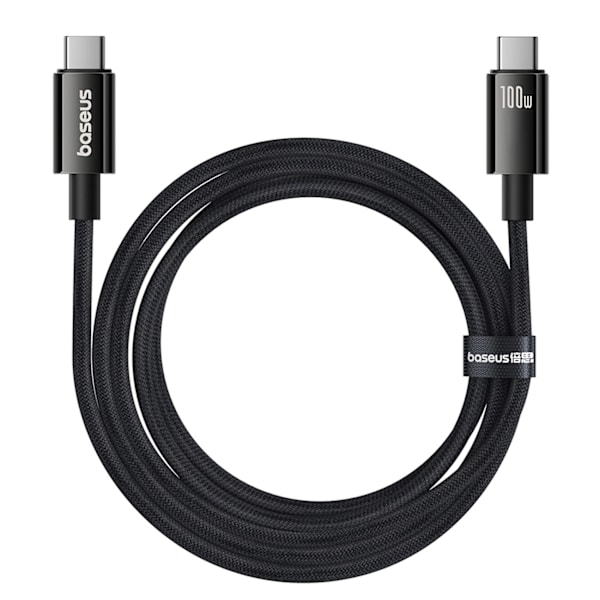 Baseus Tungsten Gold USB-C 3.2 till USB-C 3.2 Kabel 100W 4K 60Hz