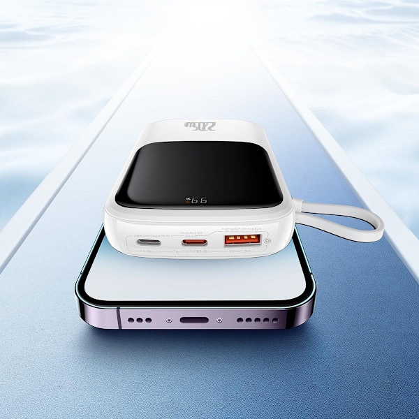 Baseus Qpow Digital Display Snabbladdare Powerbank 10000mAh 22/5
