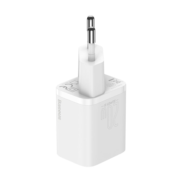 Baseus Super Si Snabbladdare USB-C 20W PD Vit (CCSUP-B02)