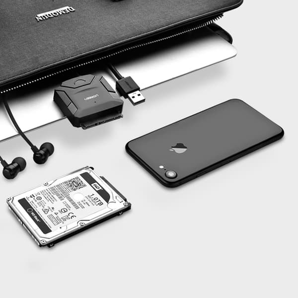 Ugreen USB-A 3.0 till SATA Adapter för 2.5''/3.5'' Hårddiskar -
