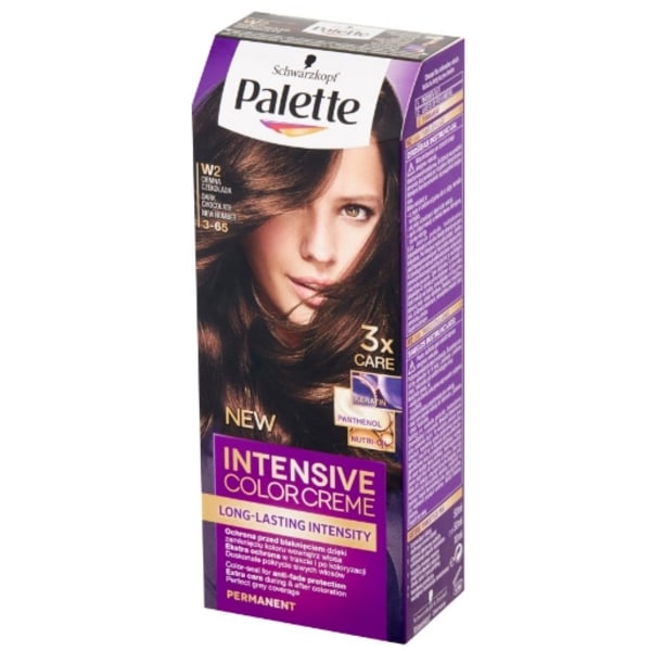 Palette Hiusten Väri, Sävy W2, Ammattimainen Tuloksellinen Väri