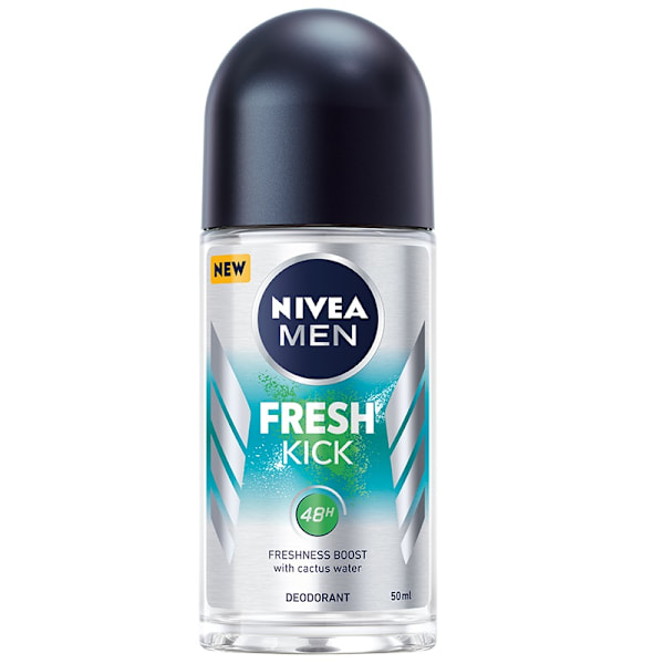 Nivea Herr Fresh Kick Antiperspirant/ 50 ml i praktisk kulform