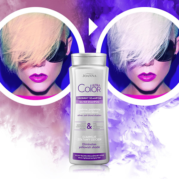 Joanna Ultra Color - Silver Hårschampo/ 200ml/