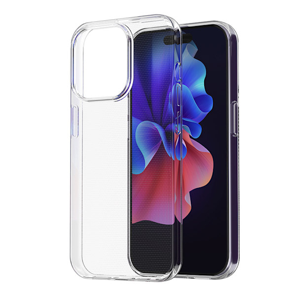 Tydlig Ultra Clear-fodral för iPhone 15 Pro - Transparent Design