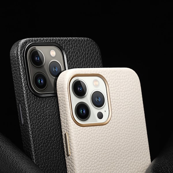 Dux Ducis Roma Elegant Läderfodral för iPhone 13 Pro Max - Äkta