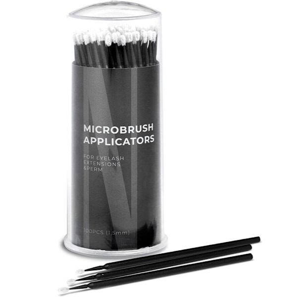 Nanolash Fibrösa Microbrush-applikatorer för fransar 1/5 mm/ 100