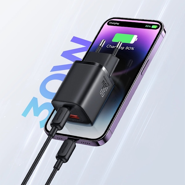 Joyroom JR-TCF08EU Snabbladdare/ Speed Series 30W USB-A/USB-C PD