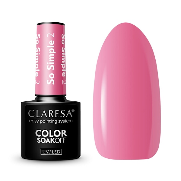 Claresa Soak Off UV/LED Yksinkertainen Geelilakka 2,5 g