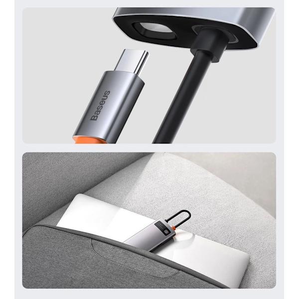 Baseus Metal Gleam 5-i-1 Multifunktionell USB-C HUB - USB-C PD 1