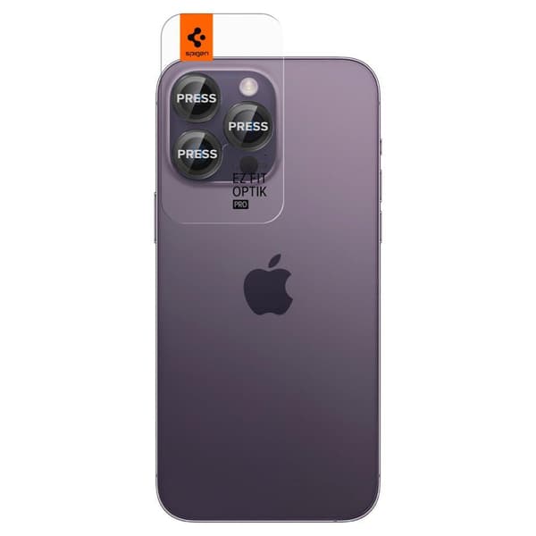 Spigen Glas.tR EZ Fit Kameraskydd för iPhone 14 Pro / Pro Max /