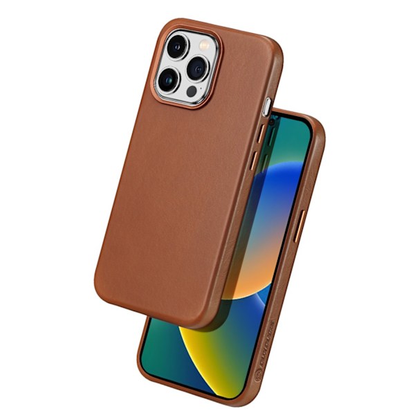 Dux Ducis Naples Läderfodral för iPhone 14 Pro med MagSafe Funkt