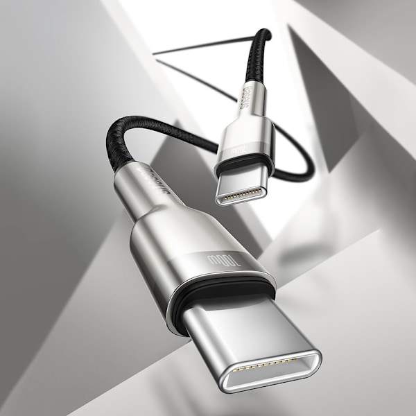 Baseus Cafule Series USB-C till USB-C PD QC SCP 100W 5A 1 m Meta
