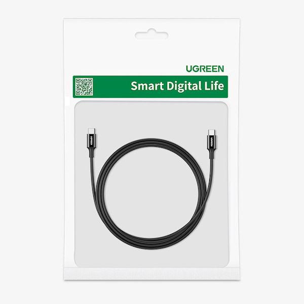 Ugreen USB-C till USB-C Kabel/ 1 meter/ Vit (US300)