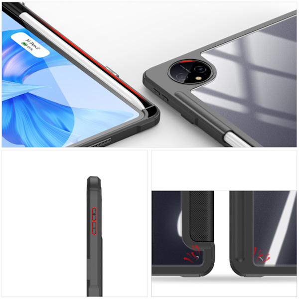 Dux Ducis Toby Svart Fodral för Huawei MatePad Pro 11'' (2022) m