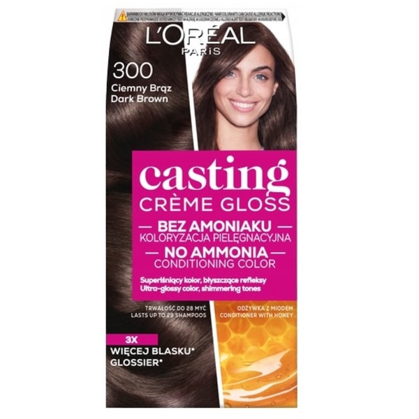 L'Oréal Casting Hårfärg/ 300 Mörkbrun/ Set: 48 ml + 72 ml + 60 m