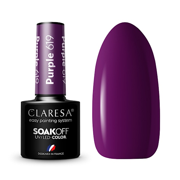 Claresa Soak Off UV/LED Lila Hybridgellack 619/ 5g