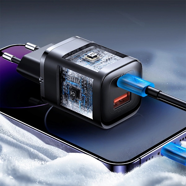 Joyroom JR-TCF08EU Snabbladdare/ Speed Series 30W USB-A/USB-C PD