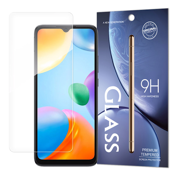 Härdat Glas 9H Skärmskydd för Xiaomi Redmi 10C (kuvertförpacknin
