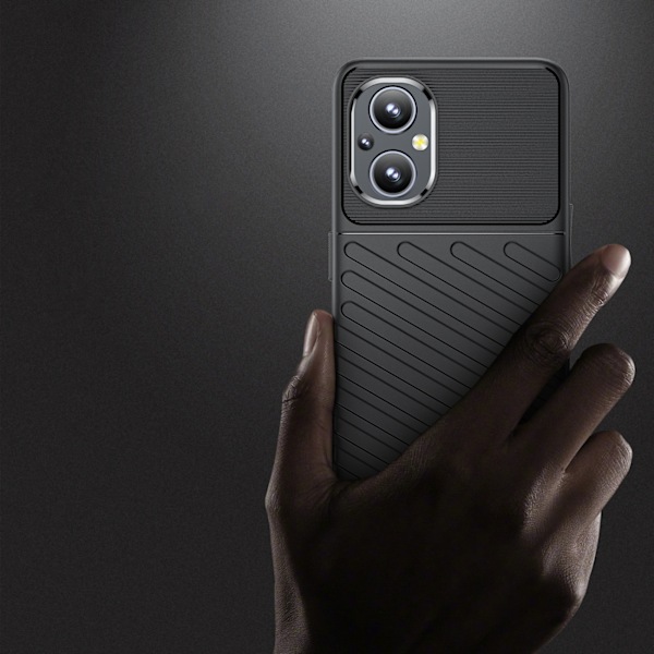 Blixtskydd Flexibelt Robust Skal för OnePlus Nord N20 5G Svart