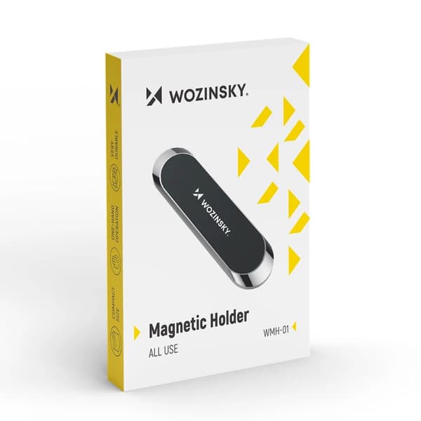 Wozinsky Magnetisk Instrumentbräda Hållare Självhäftande Svart (