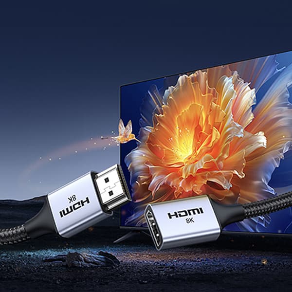 Ugreen HD165 HDMI-förlängningskabel 8K 0/15 m - Grå