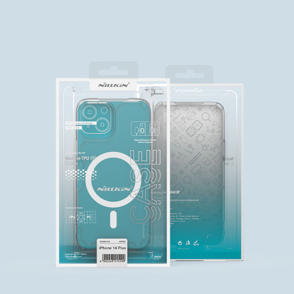 Nillkin Nature Pro MagSafe-fodral för iPhone 15 Plus - Vit/ Stöt