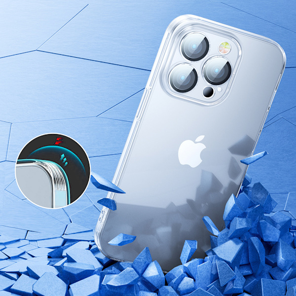 Joyroom 14Q Skal - Transparent iPhone 14 Plus Fodral med Kameras