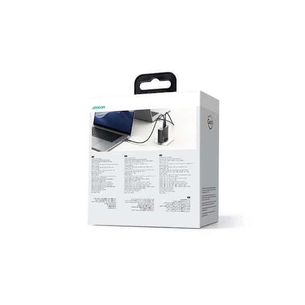 Joyroom GaN snabbladdare JR-TCG05UK 140W med 3x USB-C & USB-A +
