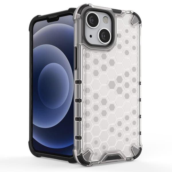 Pansarfodral i Honungskaksdesign med Gelram för iPhone 13 Mini -